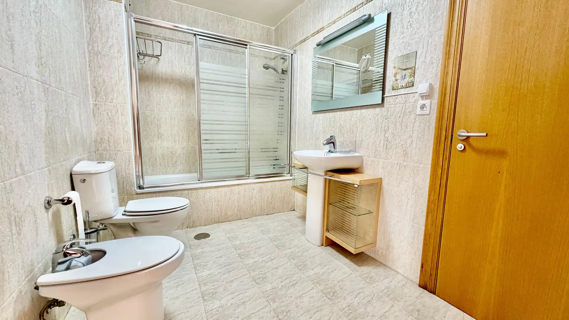 Bathroom of Flat for sale in Miengo  with Terrace and Furnished