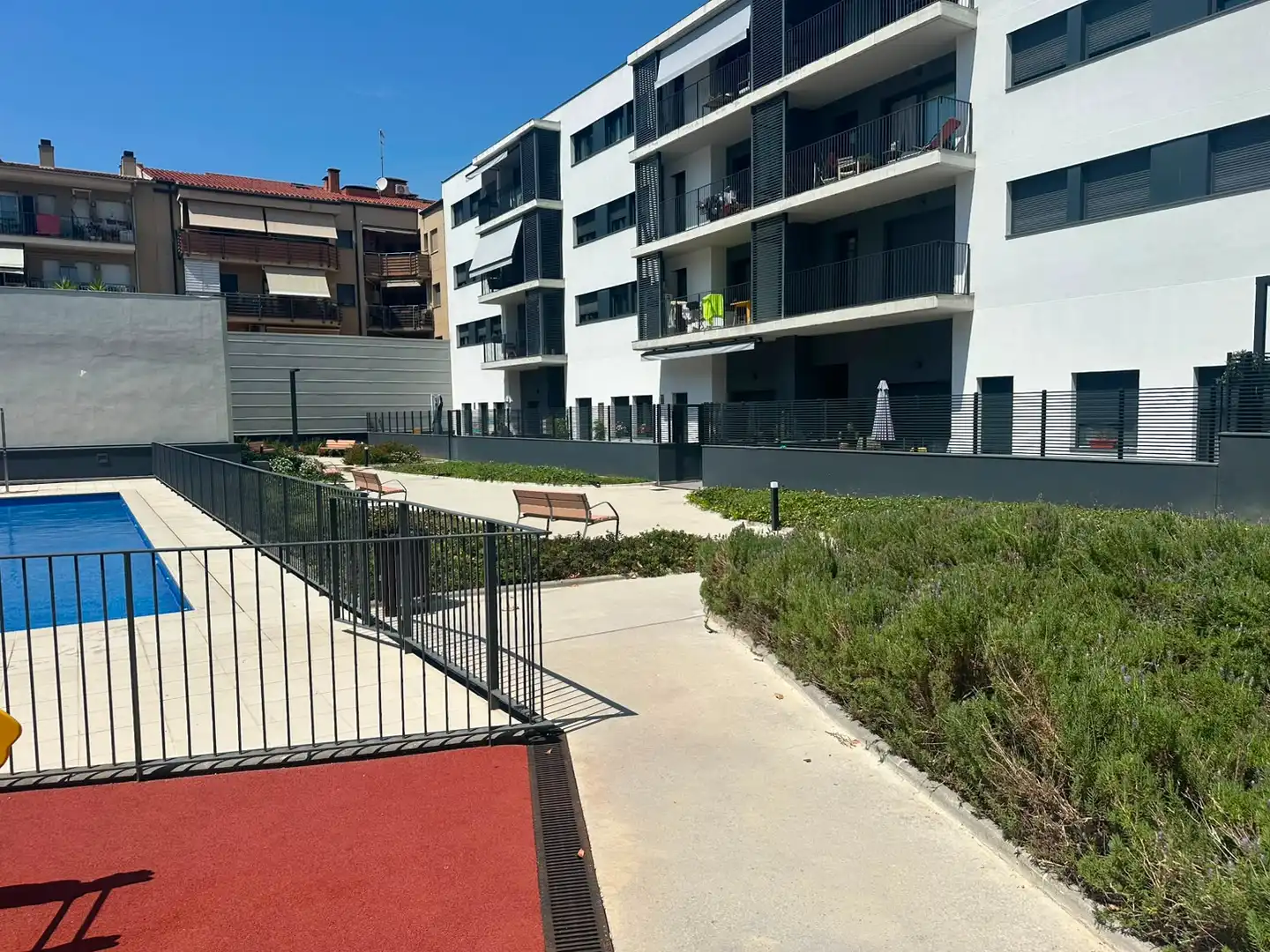 Terrace of Flat for sale in Girona  with Air Conditioner, Heating and Parquet flooring