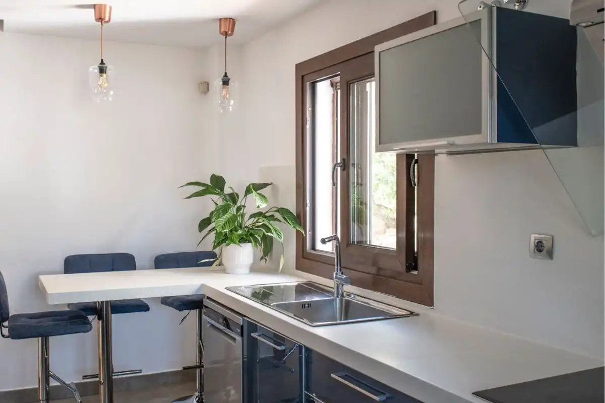 Cocina de Casa o chalet en venta en Benalmádena con Aire acondicionado, Calefacción y Piscina