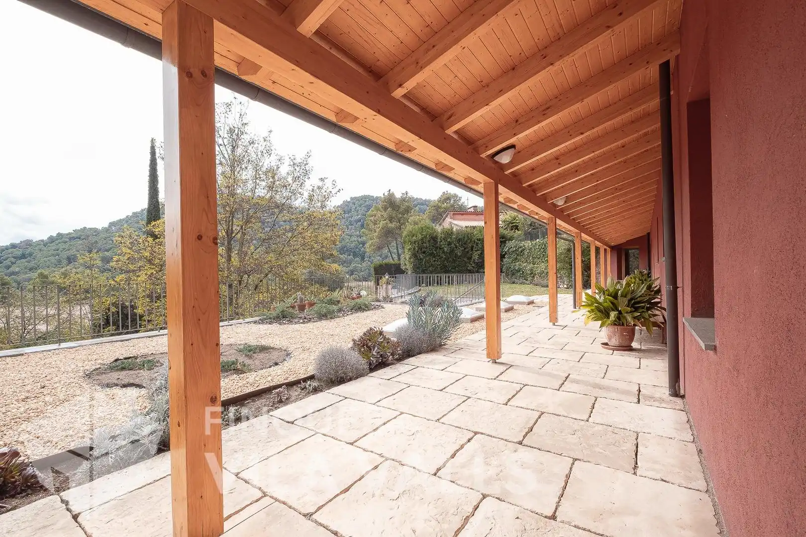 Terraza de Casa o chalet en venta en Gallifa con Aire acondicionado, Calefacción y Jardín privado