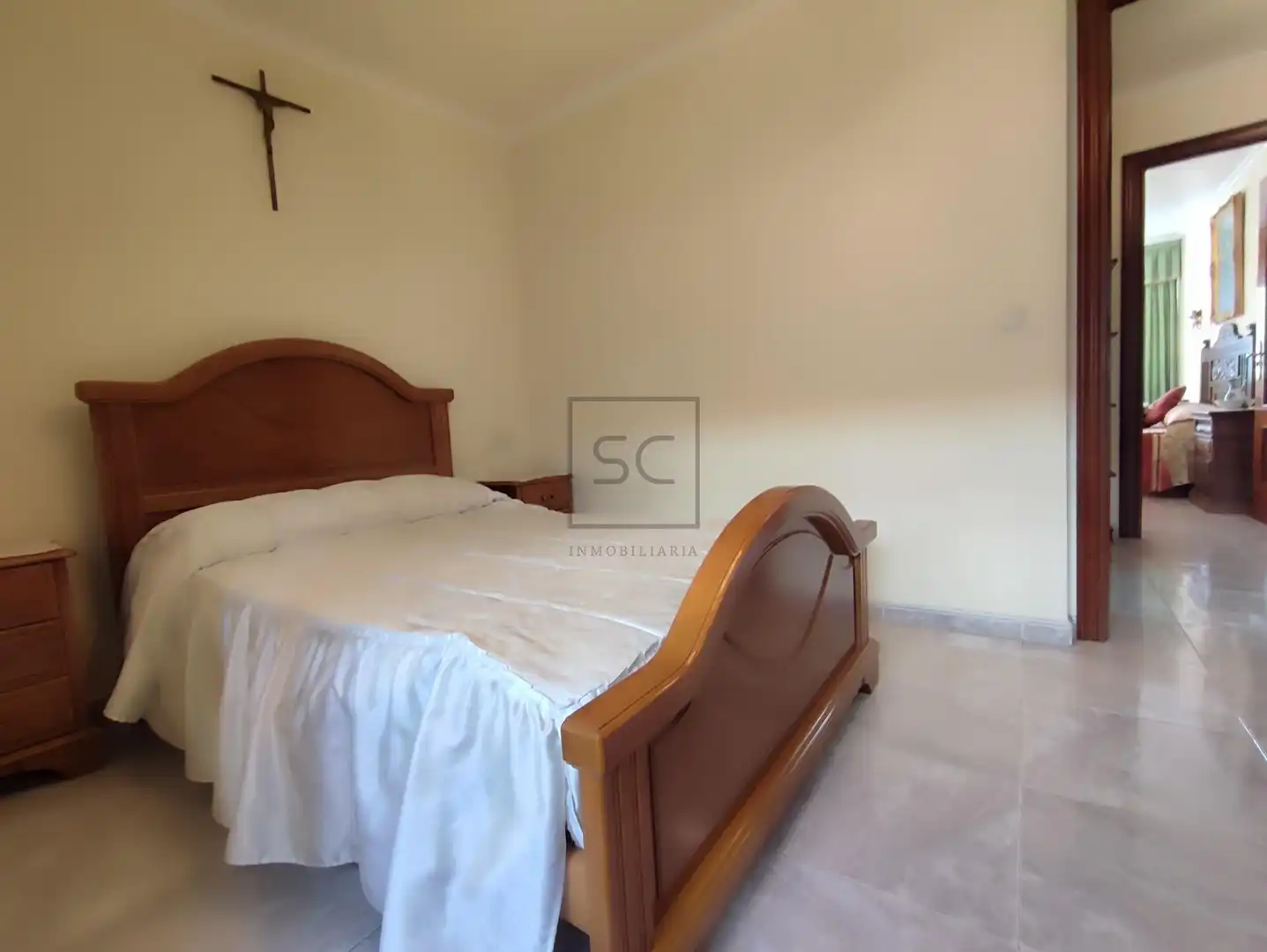 Schlafzimmer von Einfamilien-Reihenhaus zum Verkauf in Ares mit Terrasse, Abstellraum und Möbliert