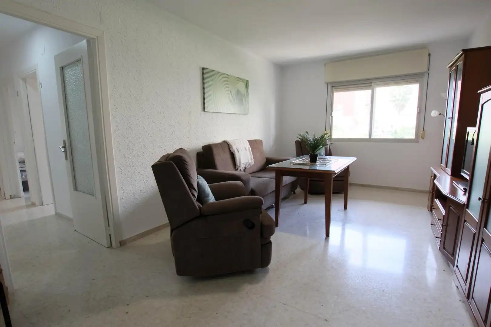 Sala de estar de Piso de alquiler en Badajoz con Terraza y Amueblado