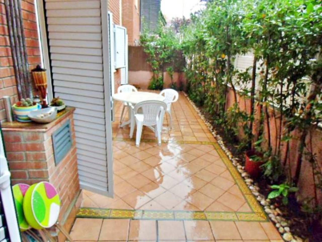 Terrace of Flat for sale in Polinyà  with Heating, Private garden and Storage room