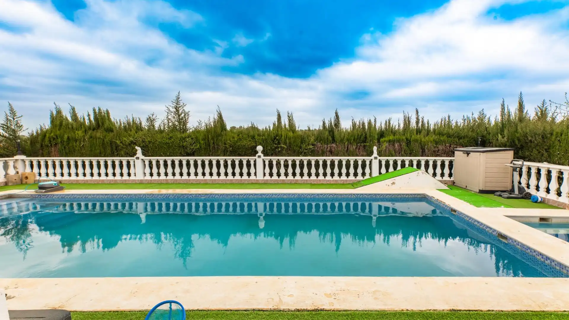 Piscina de Casa o xalet en venda en Turís amb Aire condicionat, Jardí privat i Terrassa