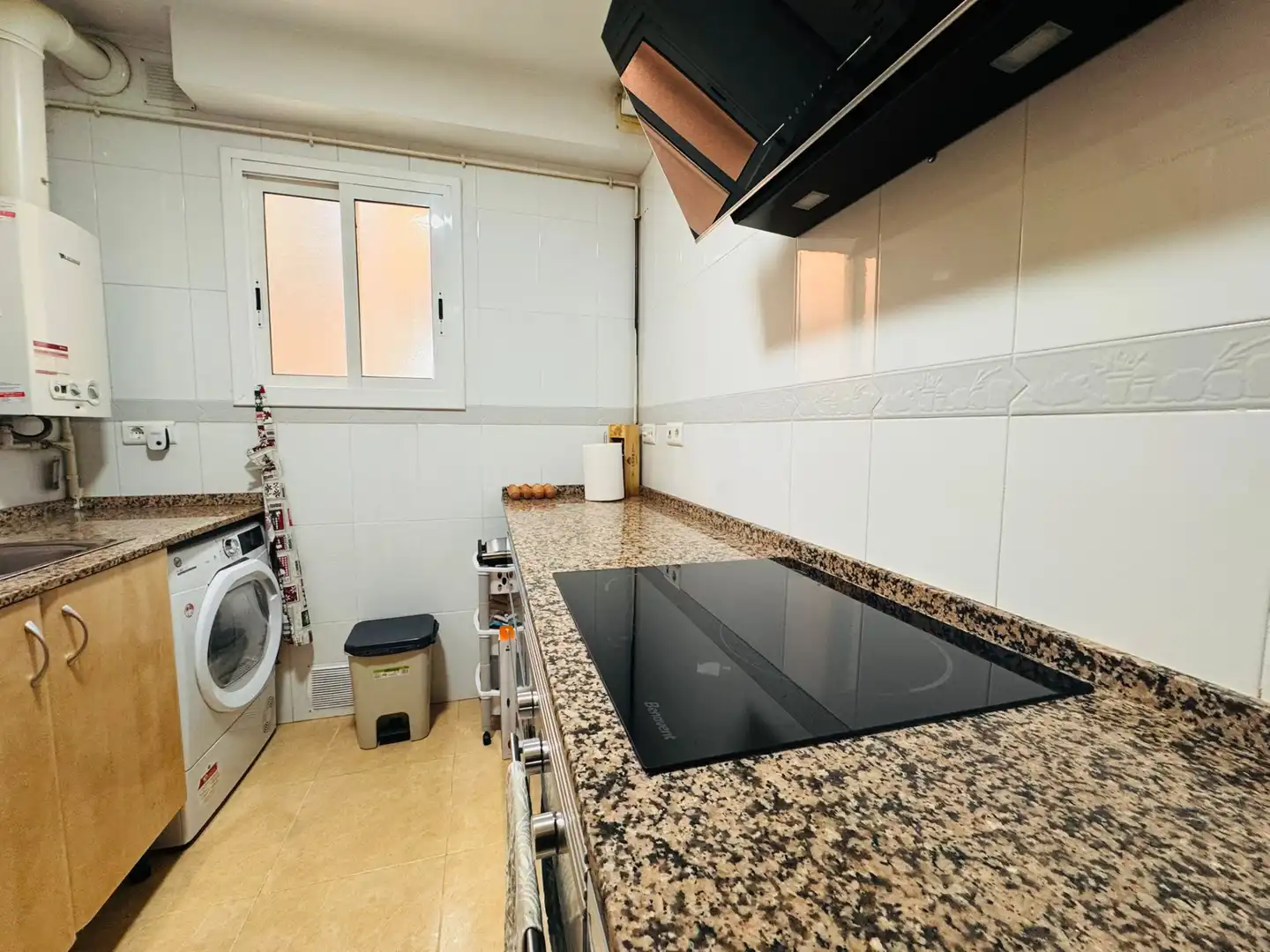 Kitchen of Flat for sale in La Canonja  with Air Conditioner, Terrace and Furnished