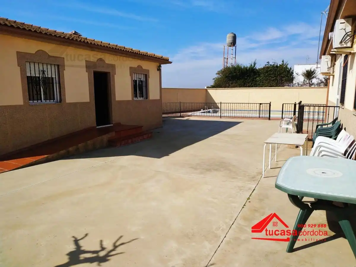 Terrace of Country homes for sale in Córdoba  with Air Conditioner, Private garden and Storage room