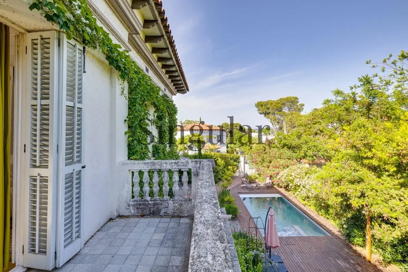 Terrassa de Casa o xalet en venda en Sant Cugat del Vallès amb Calefacció, Jardí privat i Traster