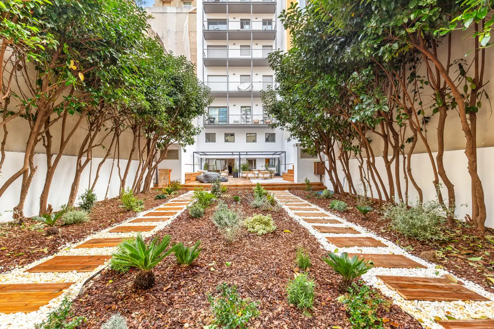 Terrasse von Erdgeschoss zum Verkauf in Barcelona mit Klimaanlage, Heizung und Terrasse