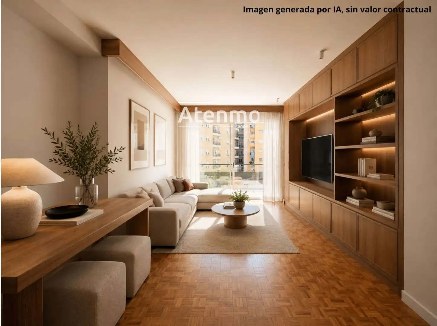 Wohnzimmer von Wohnung zum Verkauf in Barcelona mit Terrasse und Balkon