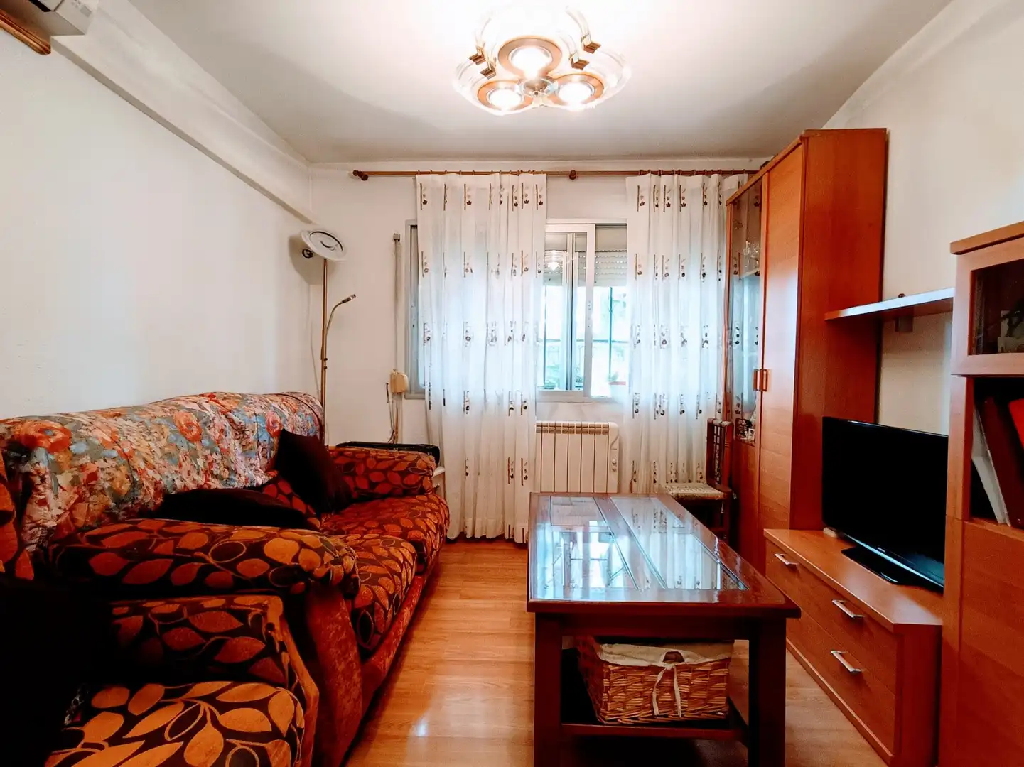 Sala de estar de Piso en venta en  Madrid Capital con Aire acondicionado y Amueblado