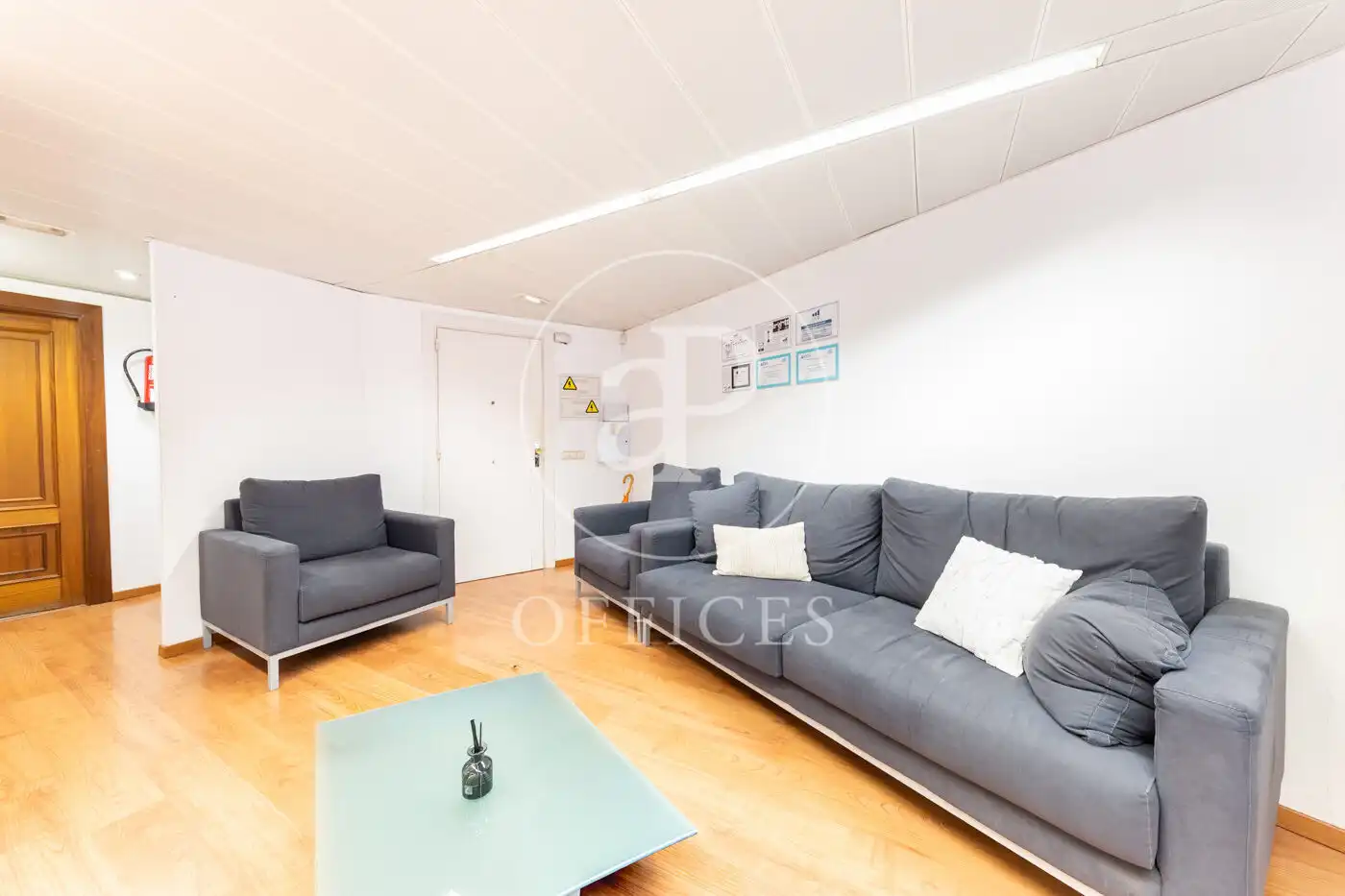 Wohnzimmer von Büro zum Verkauf in  Palma de Mallorca mit Klimaanlage und Heizung
