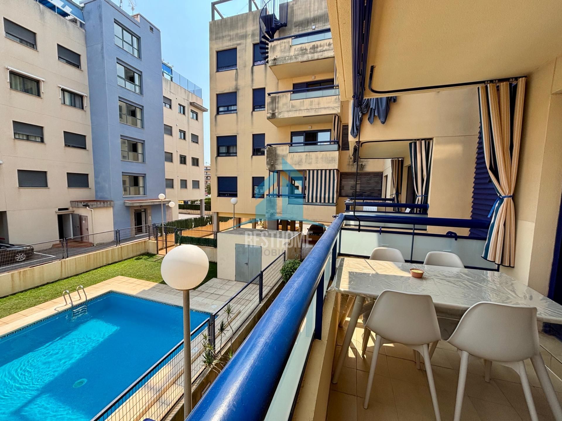Swimming pool of Flat to rent in Bellreguard  with Air Conditioner, Heating and Private garden