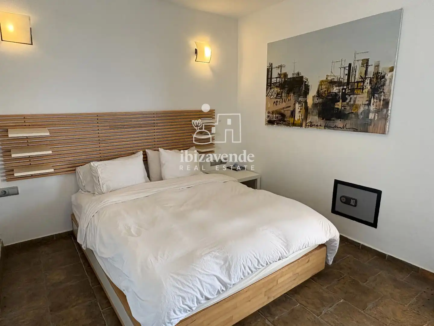 Dormitori de Casa o xalet de lloguer en Santa Eulària des Riu amb Calefacció, Terrassa i Piscina