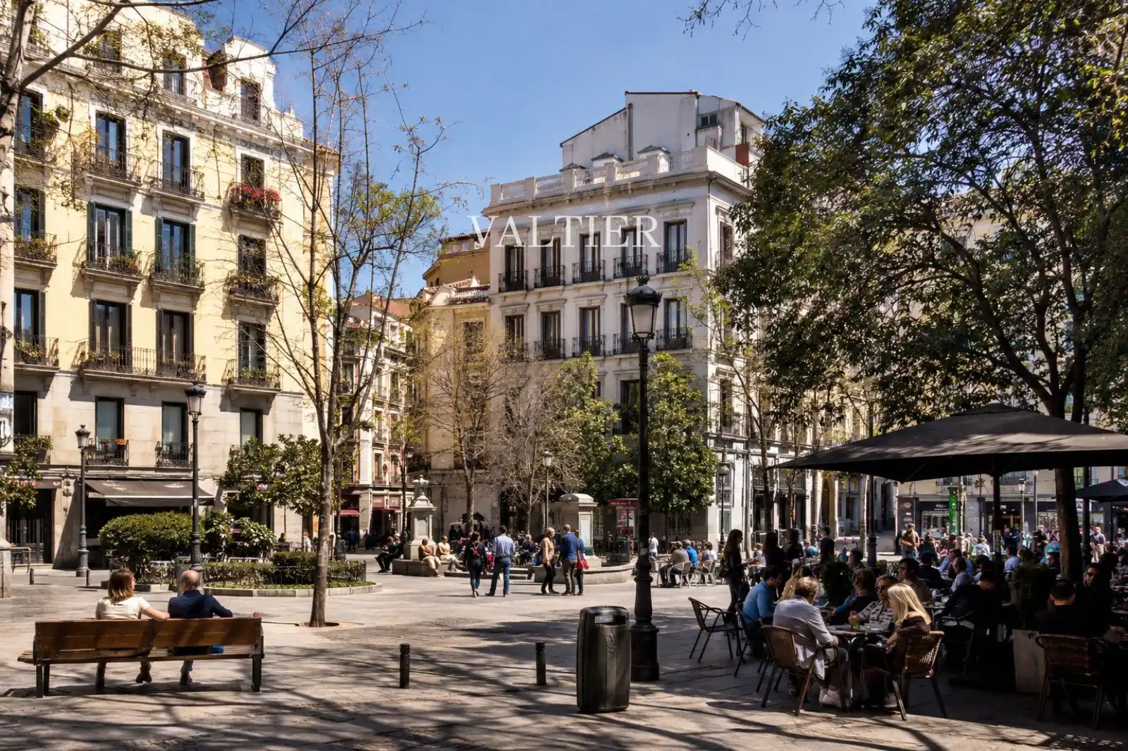 Exterior view of Flat for rent in Madrid  with Air Conditioner, Heating and Terrace