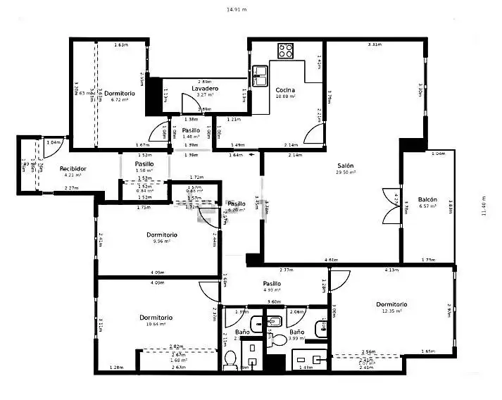 Appartamento con balcone in vendita a ESPRONCEDA, imagen 37