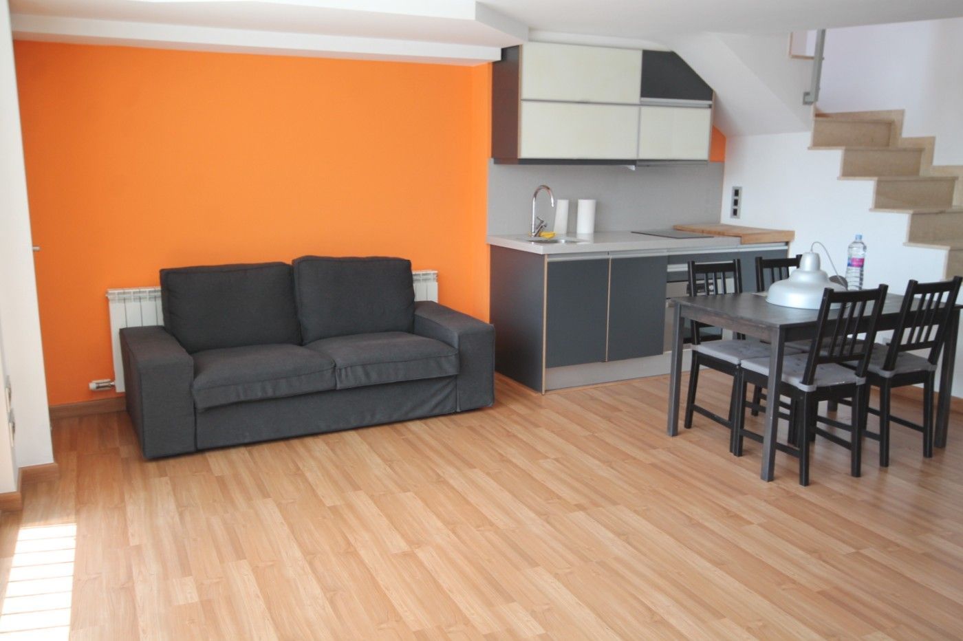 Living room of Duplex to rent in Taradell  with Air Conditioner, Heating and Parquet flooring