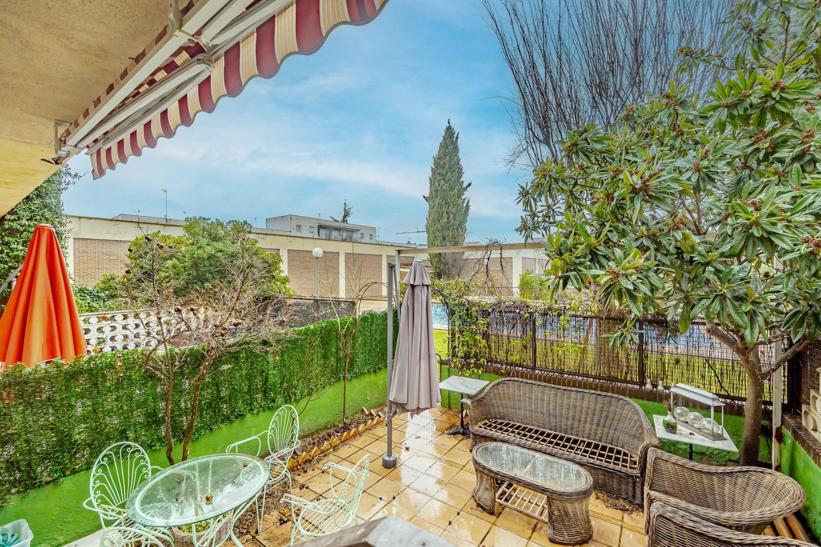 Jardín de Casa adosada en venta en Villanueva del Pardillo con Calefacción, Jardín privado y Parquet