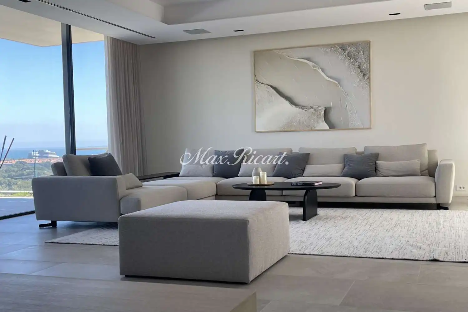 Sala d'estar de Casa o xalet de lloguer en Sitges amb Aire condicionat, Calefacció i Terrassa