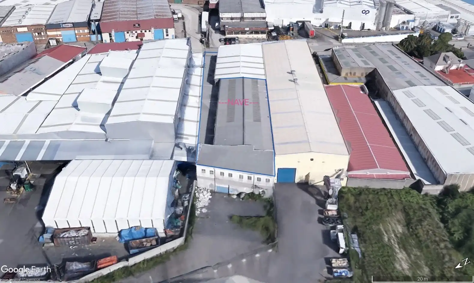 Außenansicht von Fabrikhallen zum Verkauf in Gondomar
