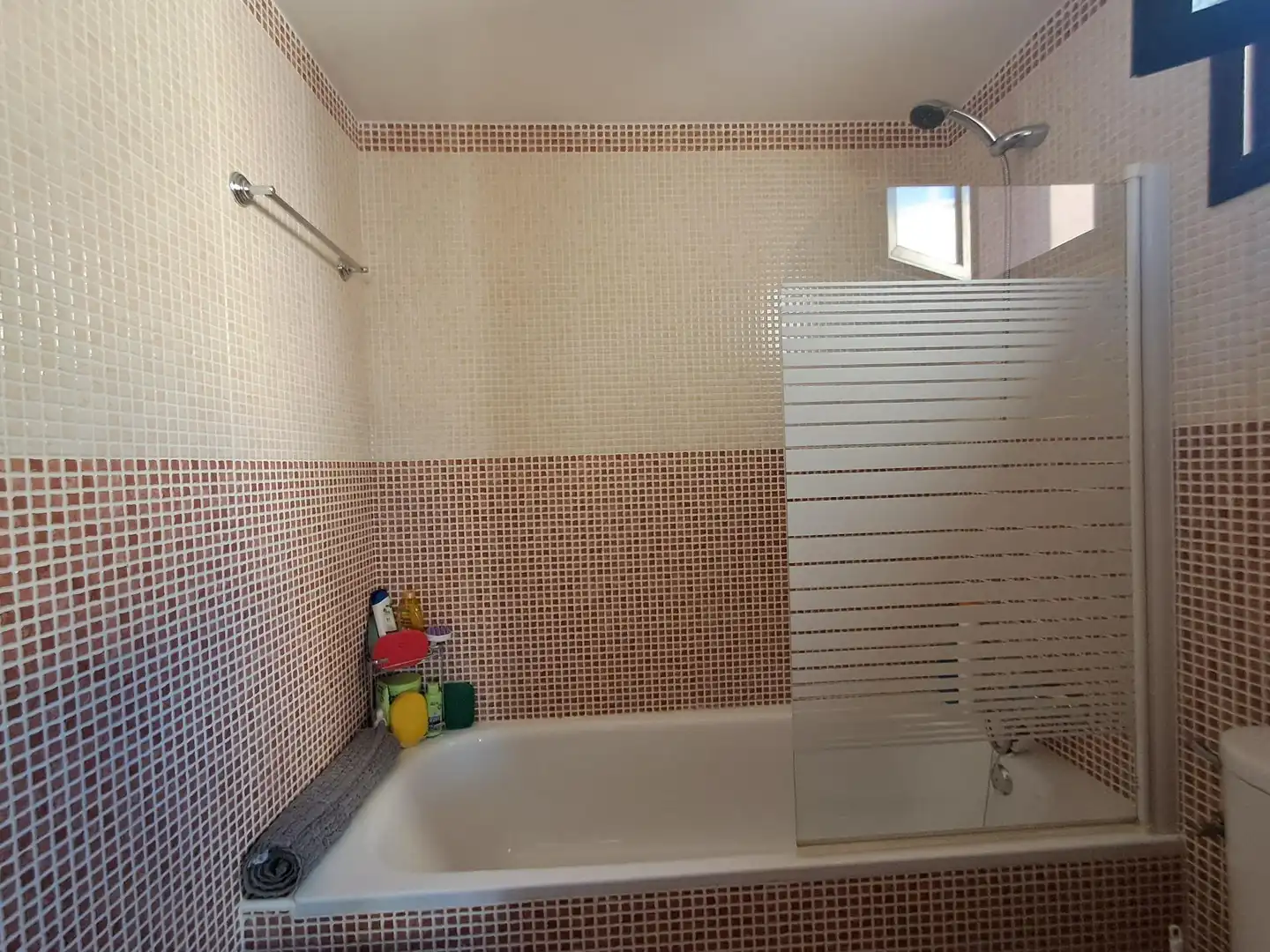 Badezimmer von Dachboden zum Verkauf in Águilas mit Klimaanlage, Heizung und Privatgarten