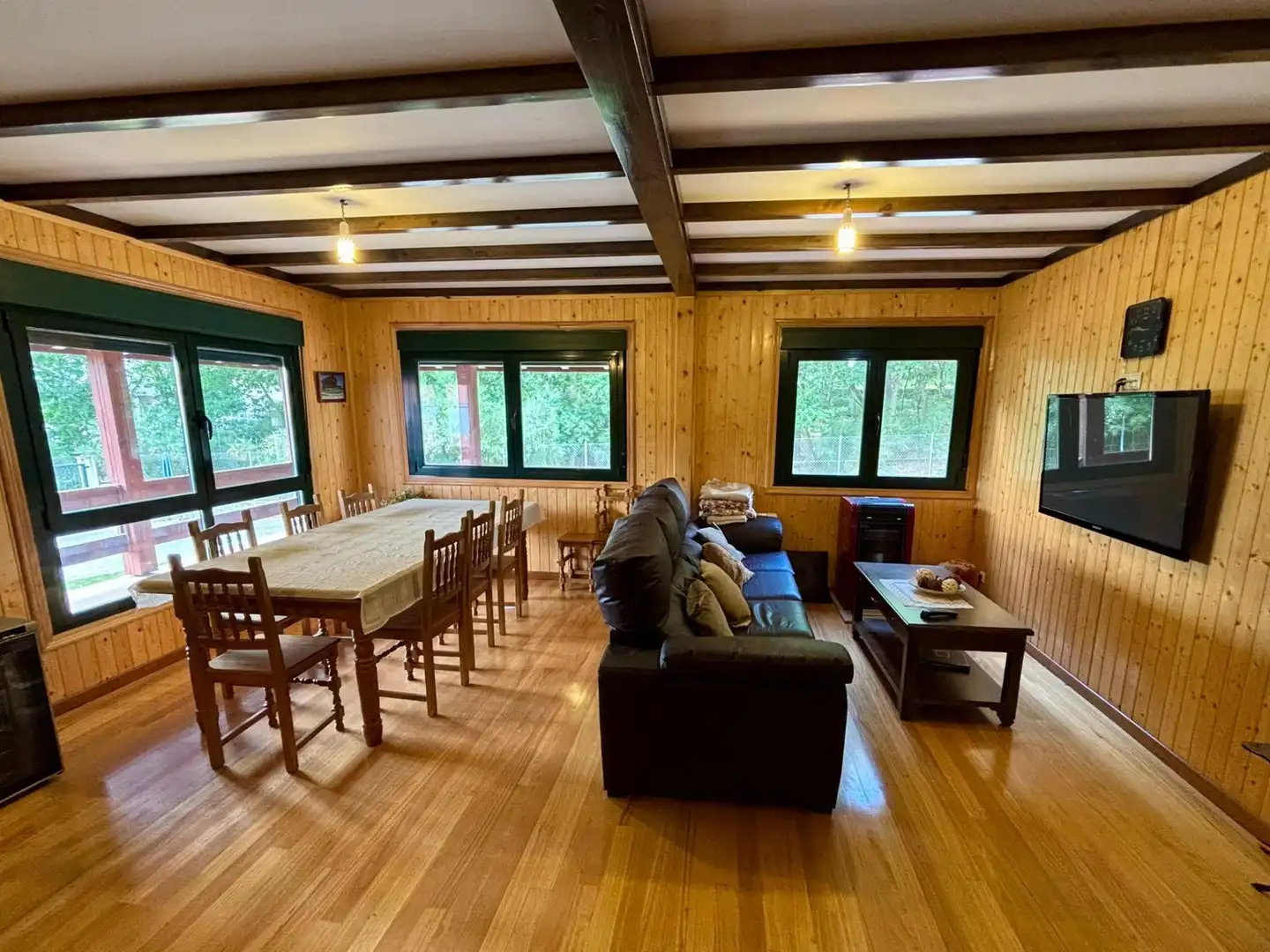 Dining room of Houses for sale in Parada de Sil  with Heating, Private garden and Swimming Pool