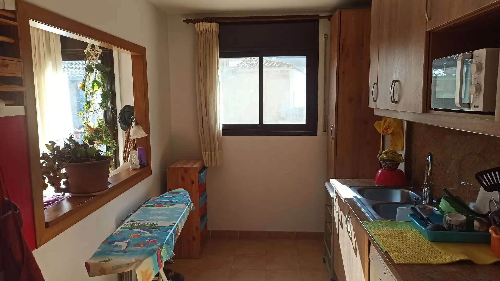 Cuina de Casa adosada en venda en Osor amb Jardí privat i Terrassa