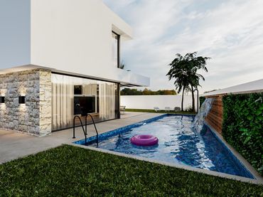 Xalet amb jardí en venda a Orihuela Costa