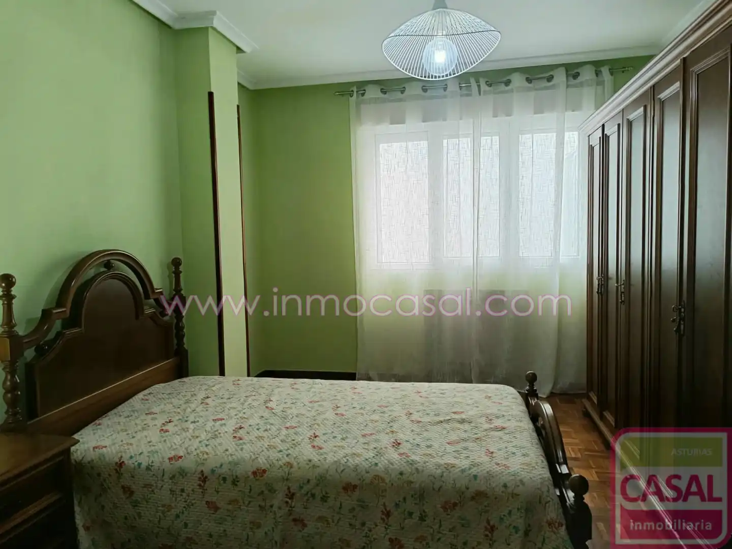 Bedroom of Flat for rent in Aller  with Heating, Terrace and Storage room