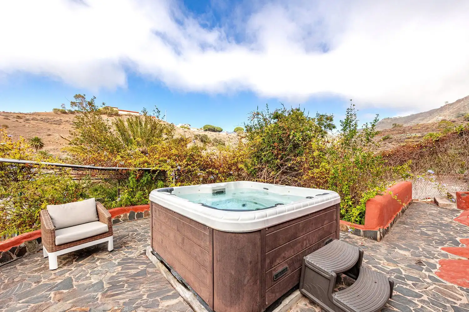 Terraza de Casa o chalet en venta en Telde con Jardín privado, Terraza y Piscina