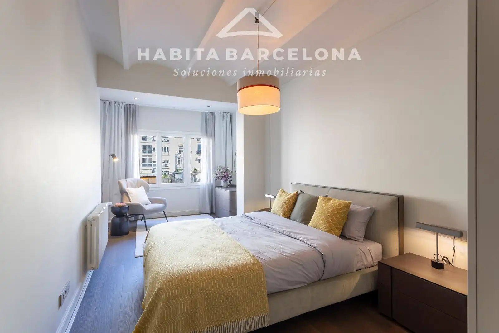 Habitación de Piso de alquiler en Barcelona con Aire acondicionado, Calefacción y Parquet