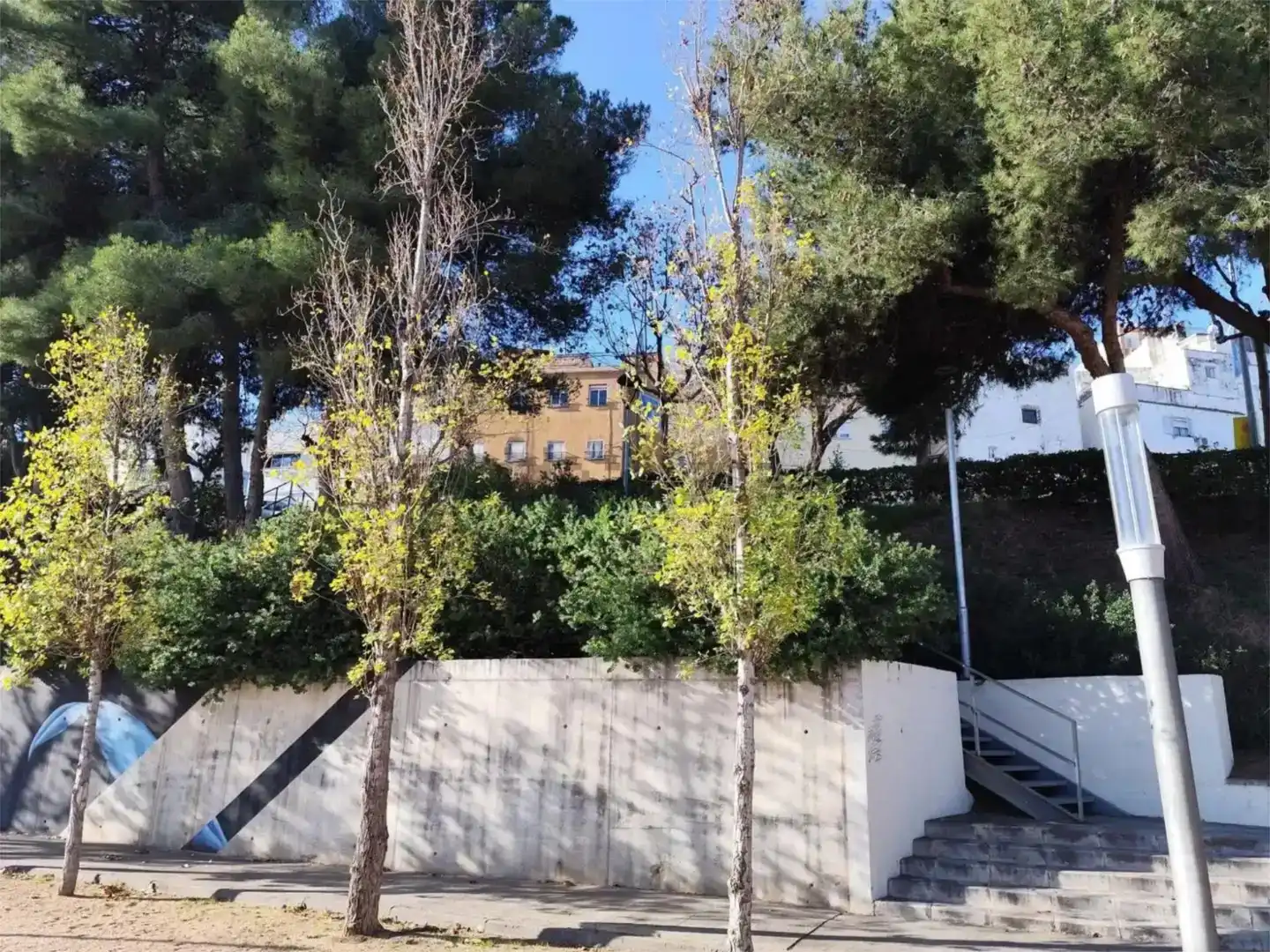 Vista exterior de Piso en venta en Montgat con Aire acondicionado, Parquet y Amueblado