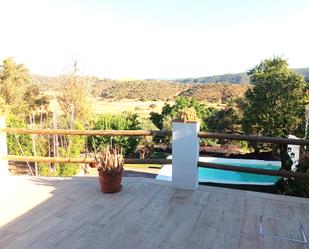 Garten von Country house zum verkauf in Cañaveral de León mit Terrasse, Schwimmbad und Balkon