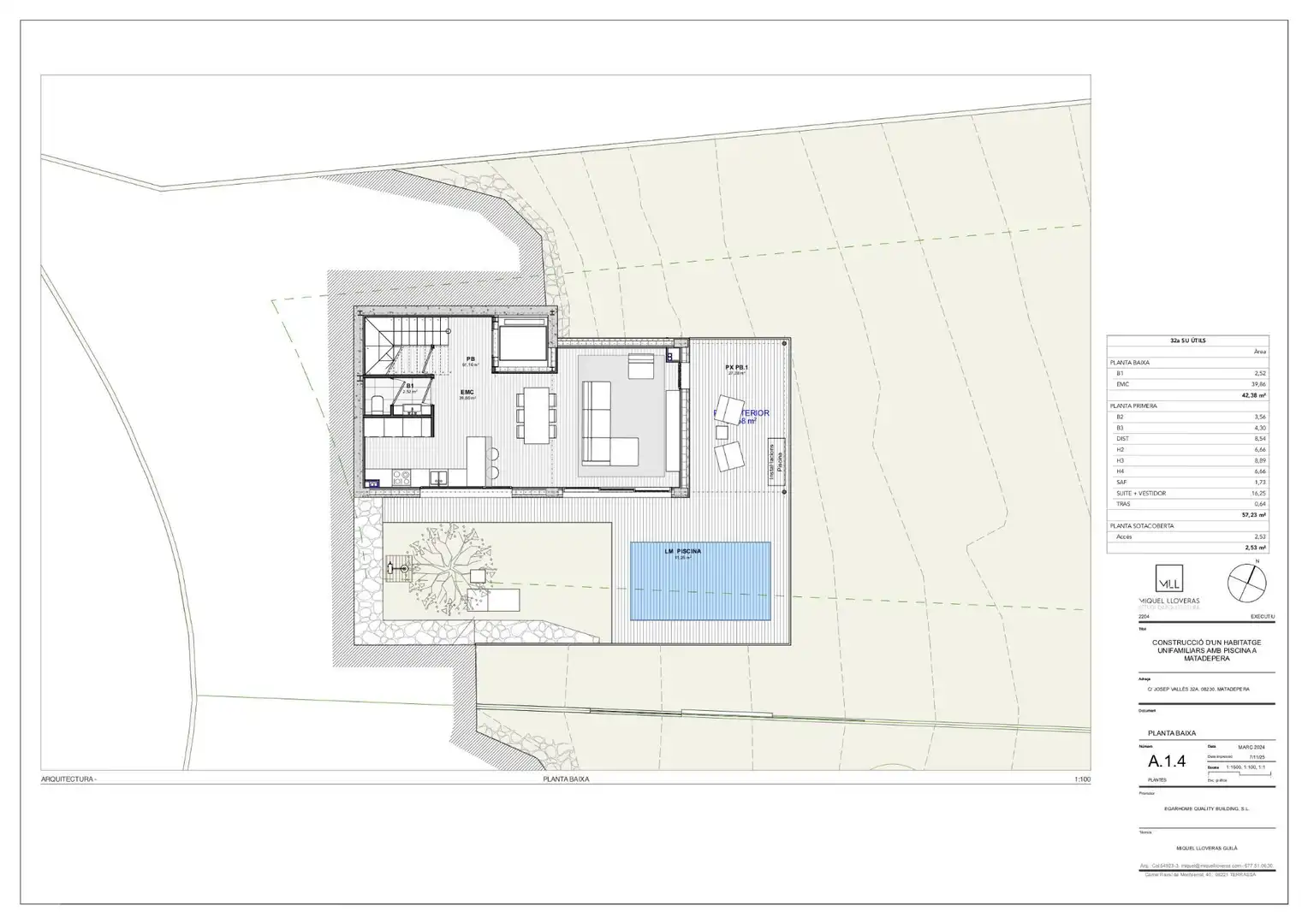 Casa amb piscina en venda a Josep Valles, imagen 31