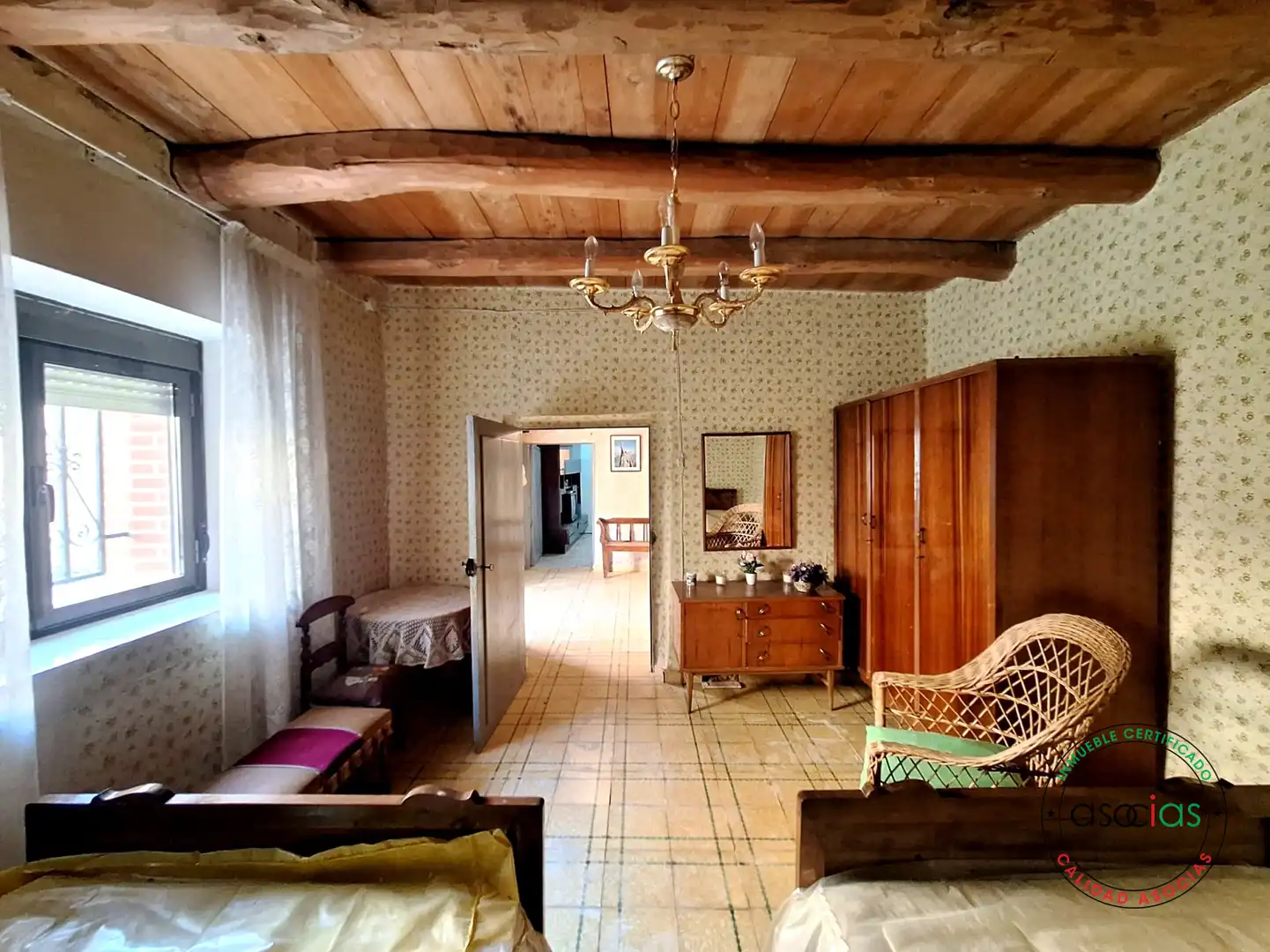 Sala de estar de Casa adosada en venta en Sahagún con Jardín privado
