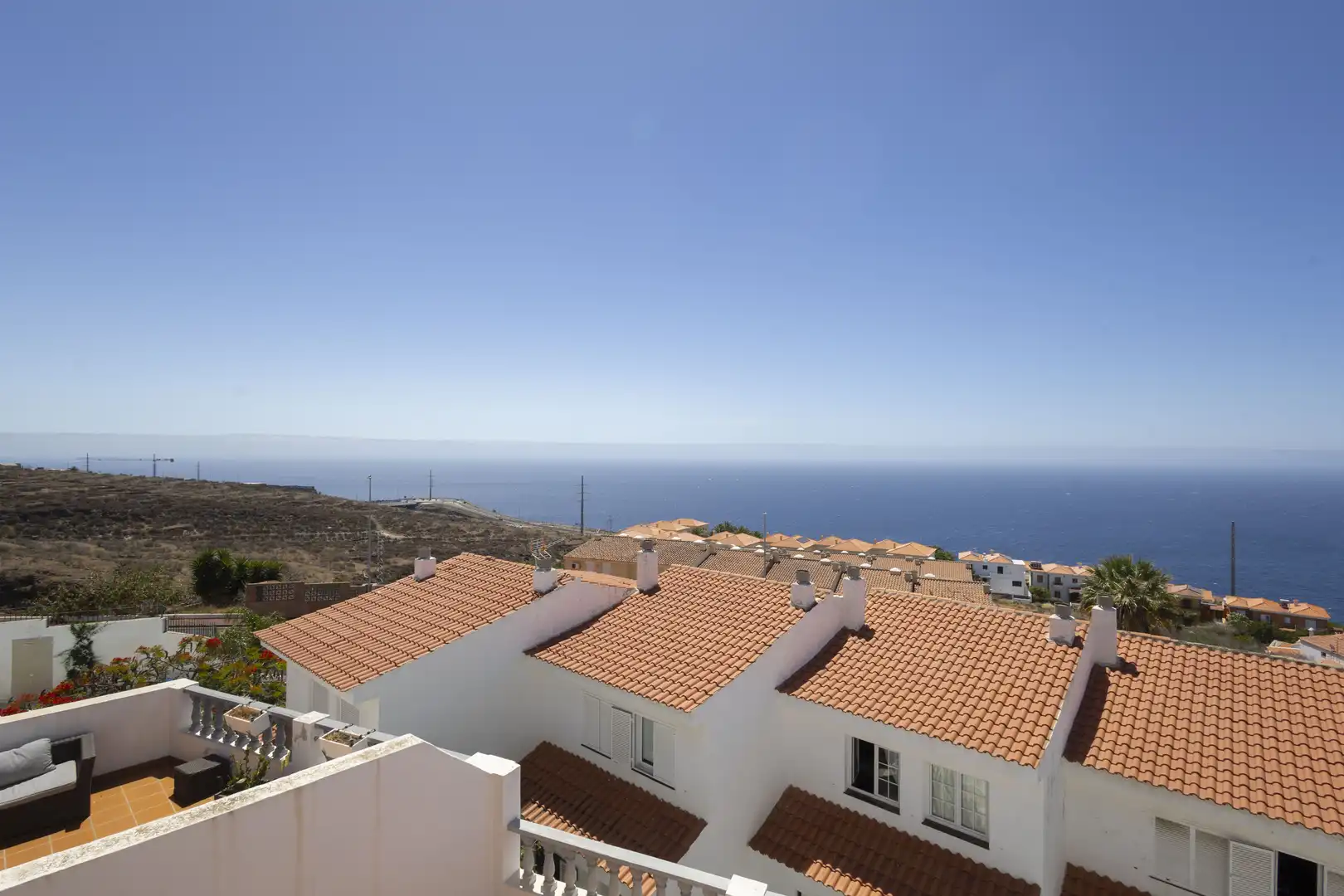 Vista exterior de Casa adosada en venta en El Rosario con Aire acondicionado, Jardín privado y Terraza