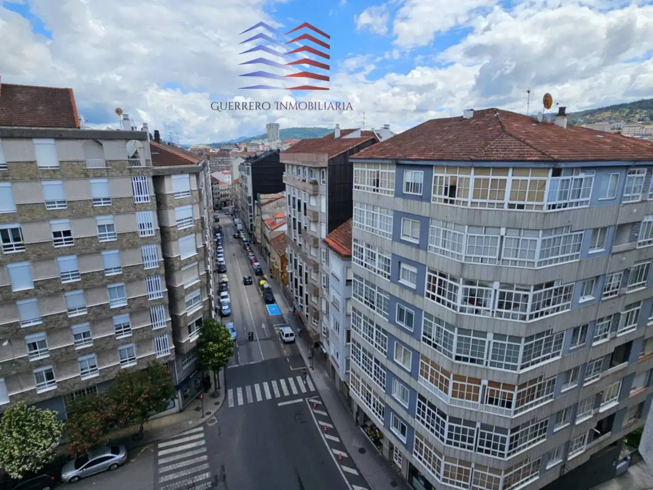 Vista exterior de Piso de alquiler en Ourense Capital  con Calefacción, Parquet y Trastero
