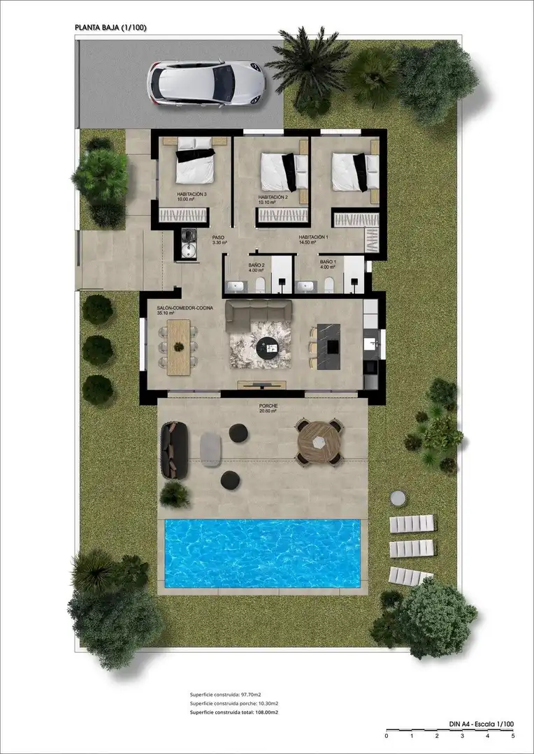 Villa avec piscine à vendre à Hondón de las Nieves / El Fondó de les Neus, imagen 14