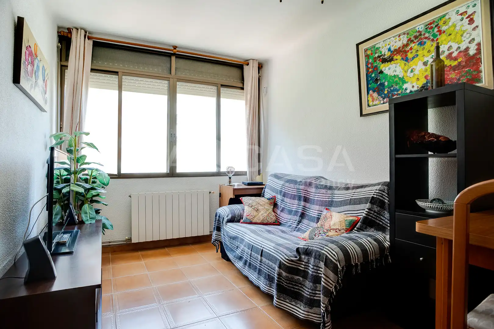 Living room of Flat for sale in Cornellà de Llobregat  with Heating