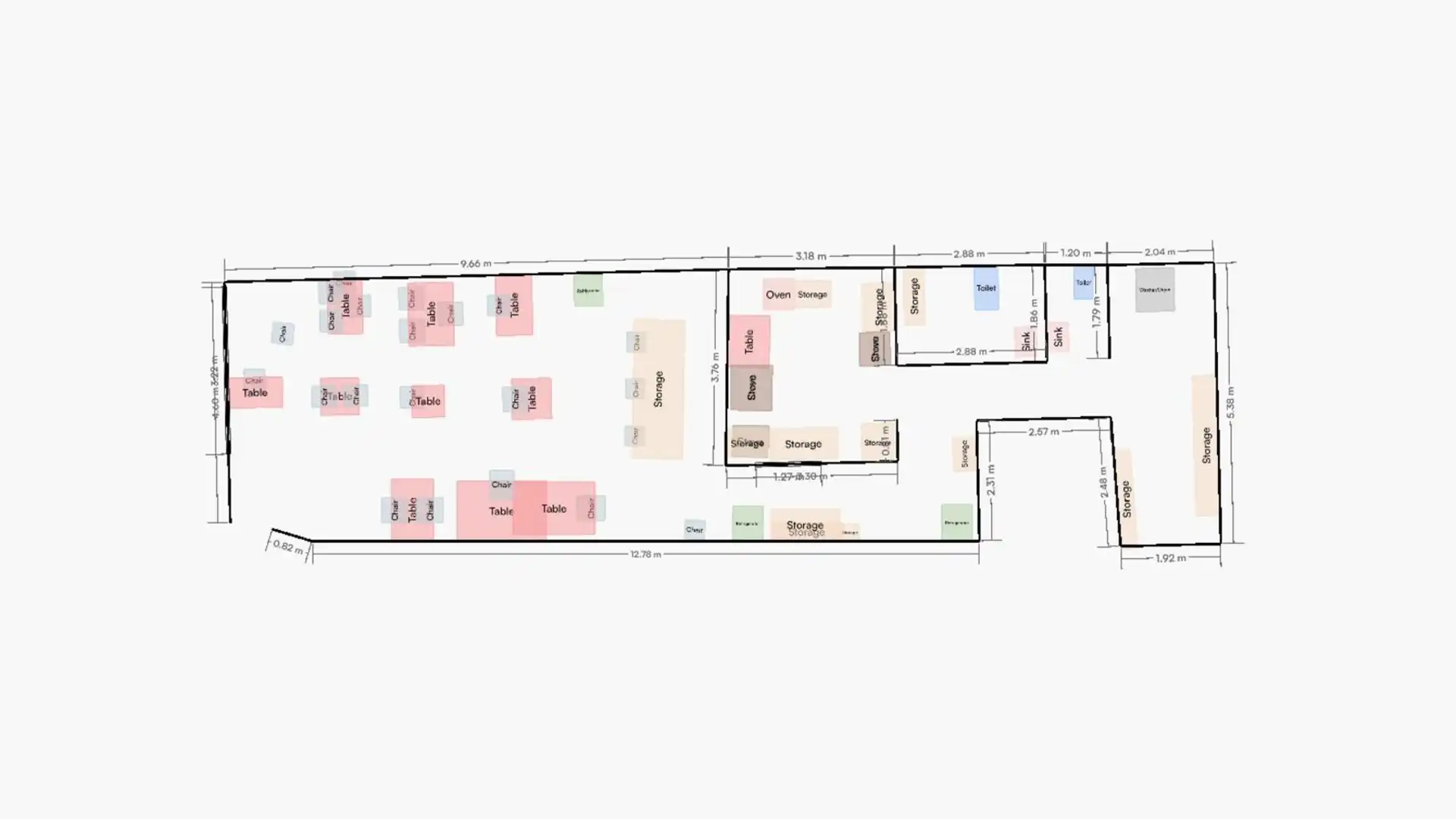 Premises for transfer in Barbadás  with Air Conditioner and Furnished