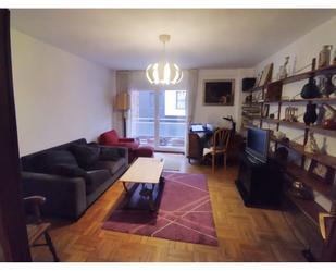 Living room of Flat for sale in Oviedo   with Heating, Parquet flooring and Balcony