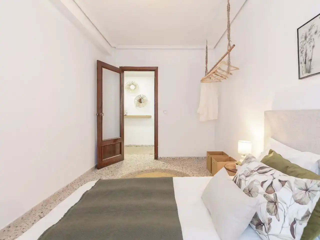 Schlafzimmer von Wohnung zum Verkauf in  Valencia Capital mit Balkon