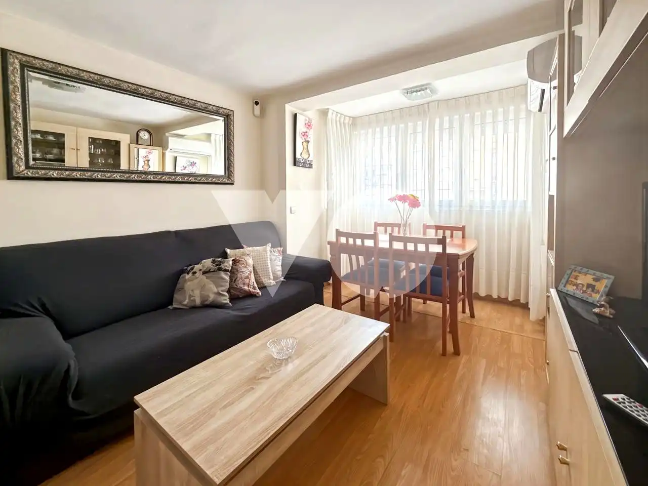 Wohnzimmer von Wohnung zum Verkauf in Madrid mit Klimaanlage und Heizung