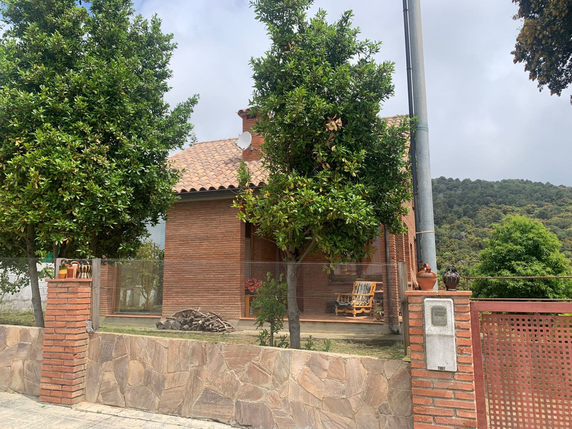 Vista exterior de Casa o chalet en venta en Cànoves I Samalús con Calefacción, Jardín privado y Terraza