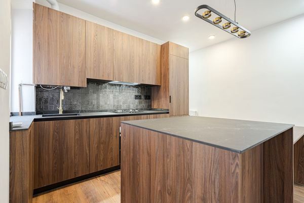 Kitchen of Flat for sale in  Madrid Capital  with Air Conditioner and Heating