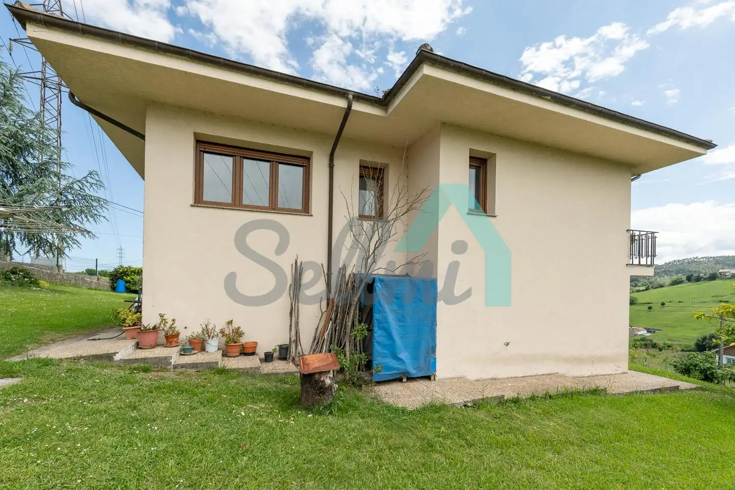 Exterior view of Houses for sale in Gijón   with Heating, Private garden and Terrace