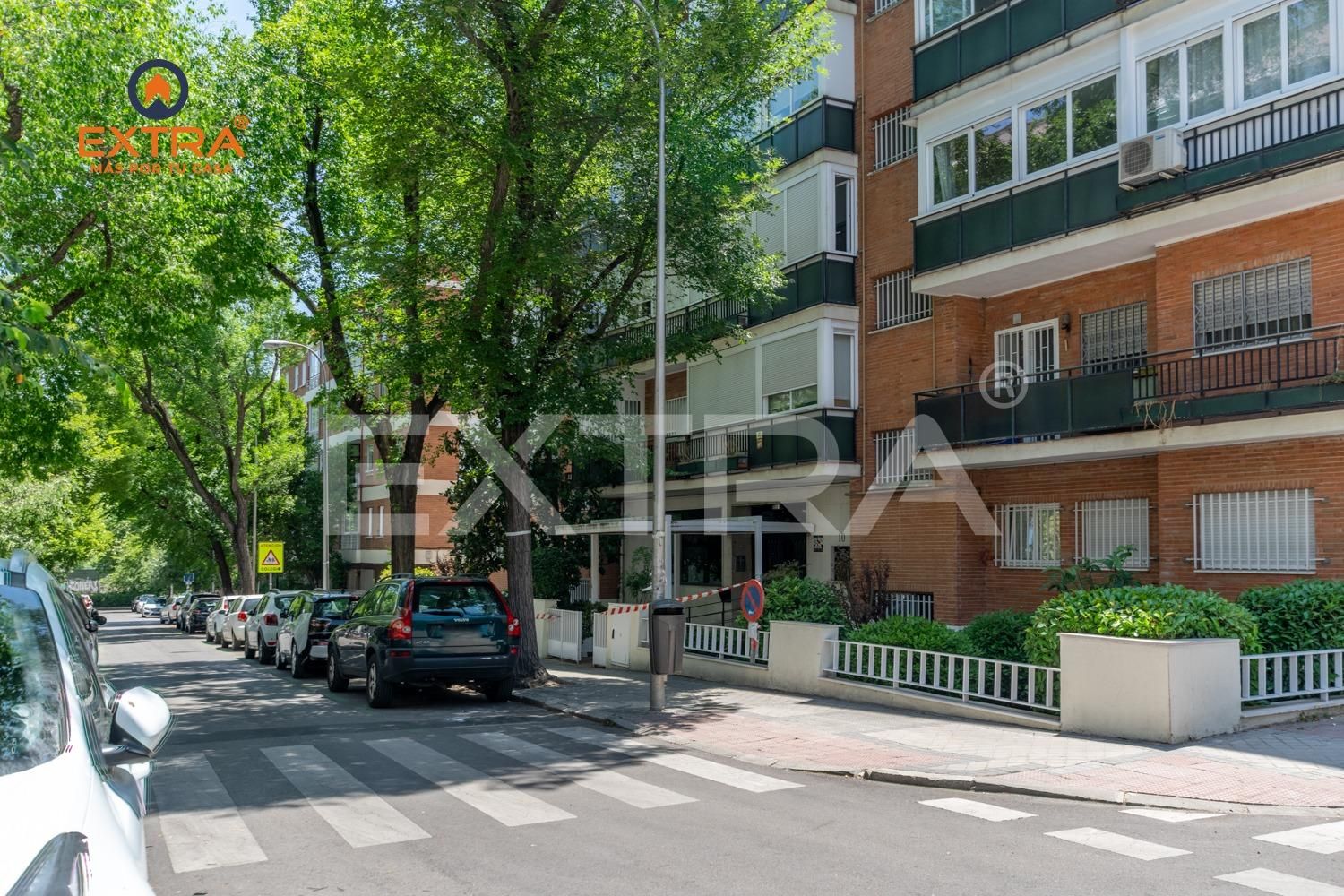 Exterior view of Flat to rent in  Madrid Capital  with Air Conditioner and Heating