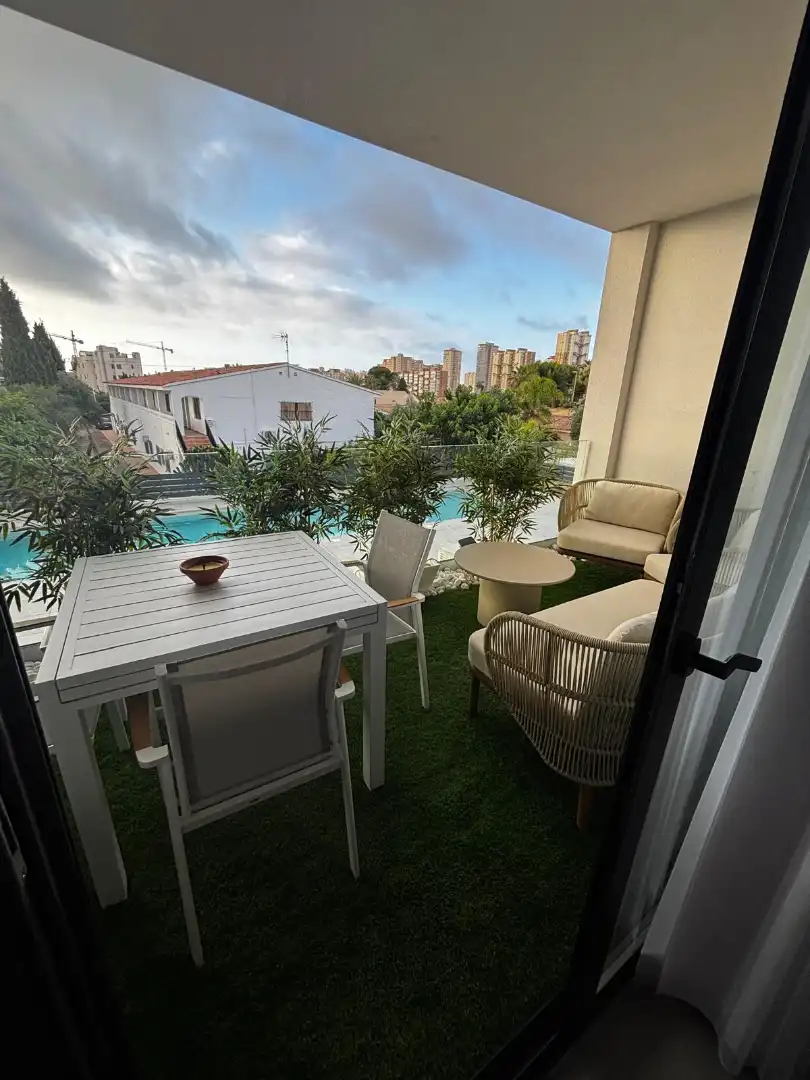 Terraza de Piso de alquiler en El Campello con Aire acondicionado, Calefacción y Terraza