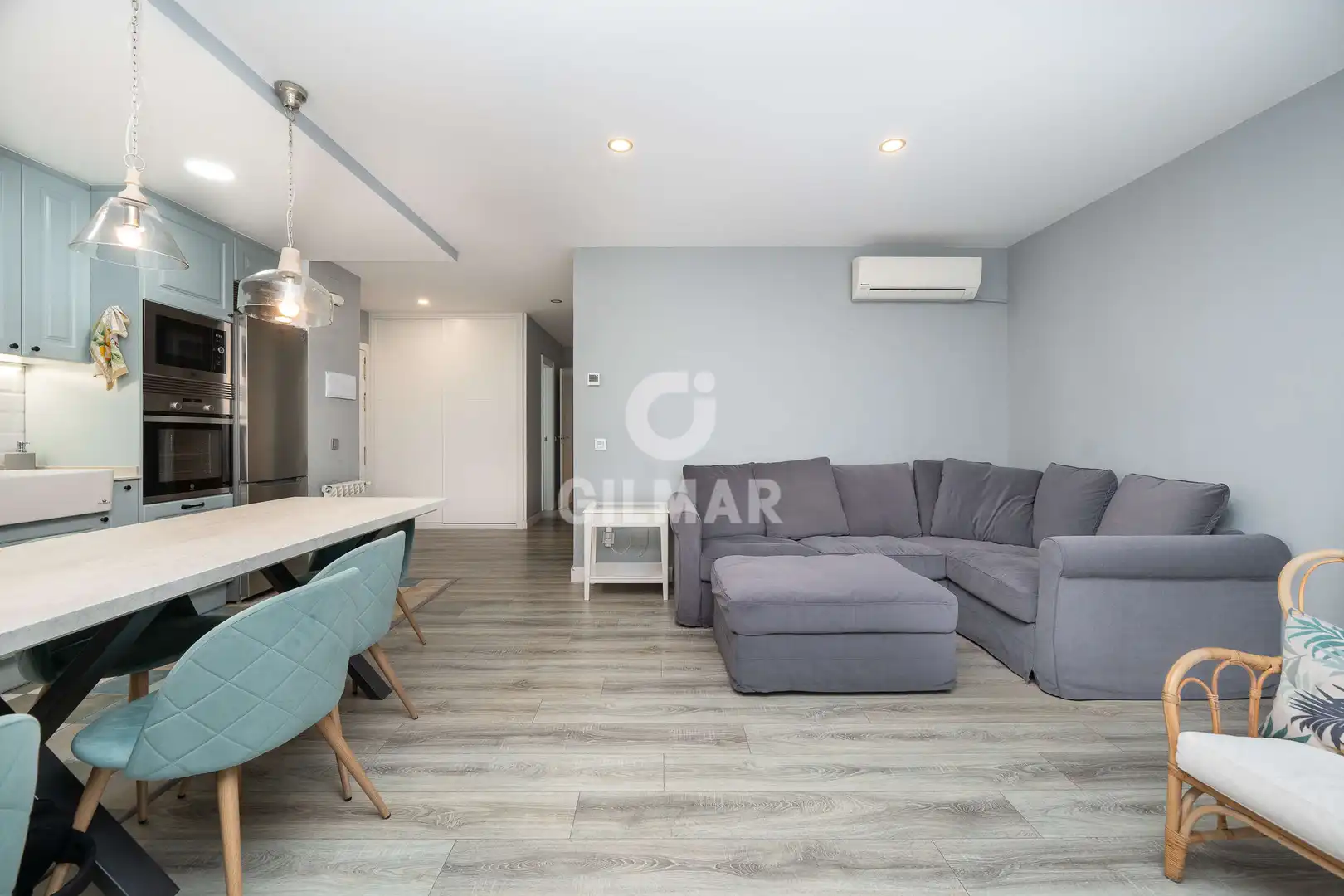 Wohnzimmer von Wohnung zum Verkauf in Madrid mit Heizung und Privatgarten
