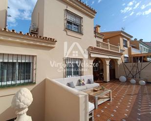 Vista exterior de Casa adosada en venda en Málaga Capital amb Terrassa