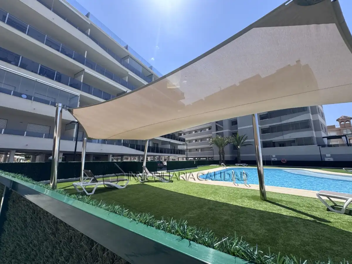 Terrasse von Wohnung zum Verkauf in Santa Pola mit Heizung